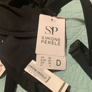 NWT SIMONE PÉRÈLE Unlined Multiposition Bra Black